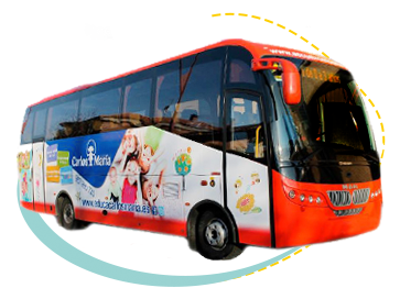 Autobús Transporte escolar en León – Carlos María